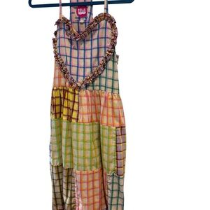 CeliaB Multicolor Plaid Midi Dress